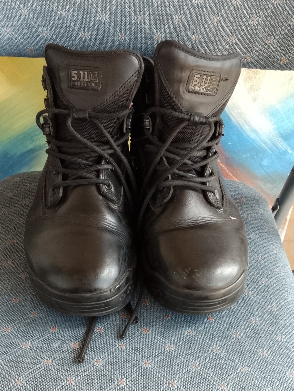 5.11 Tactical Men's Black Leather Tactical Boots